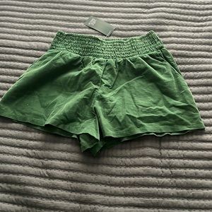 NWT Green Corduroy shorts